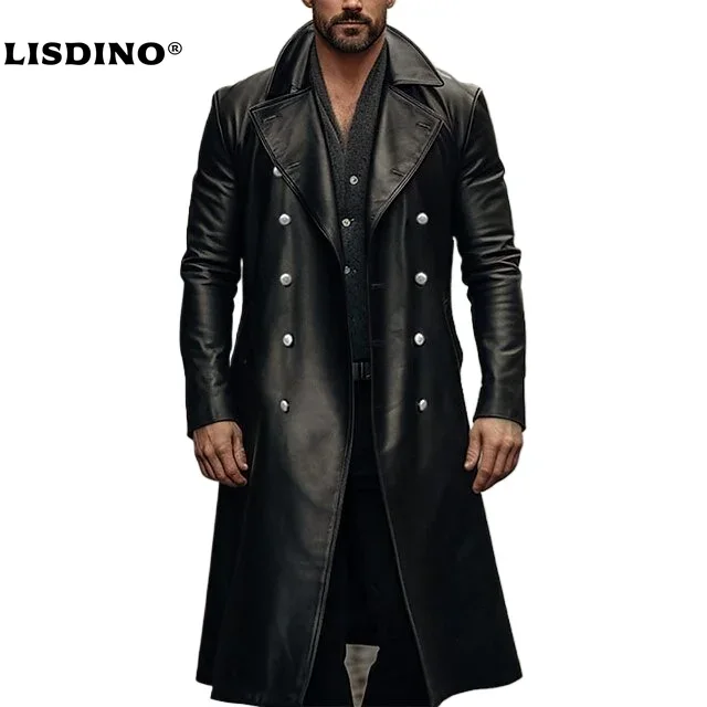 Leather Jacket Men Winter Flee - Winter Clothing Pk 评论和价格