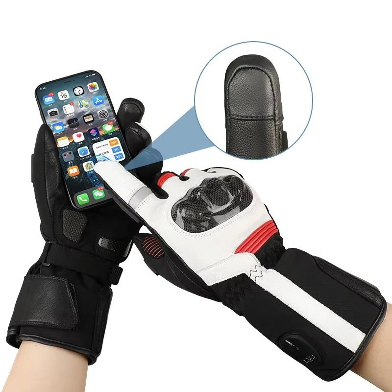 Winter Motorcycle Gloves Touch - Heated Gloves Electric 评论和价格